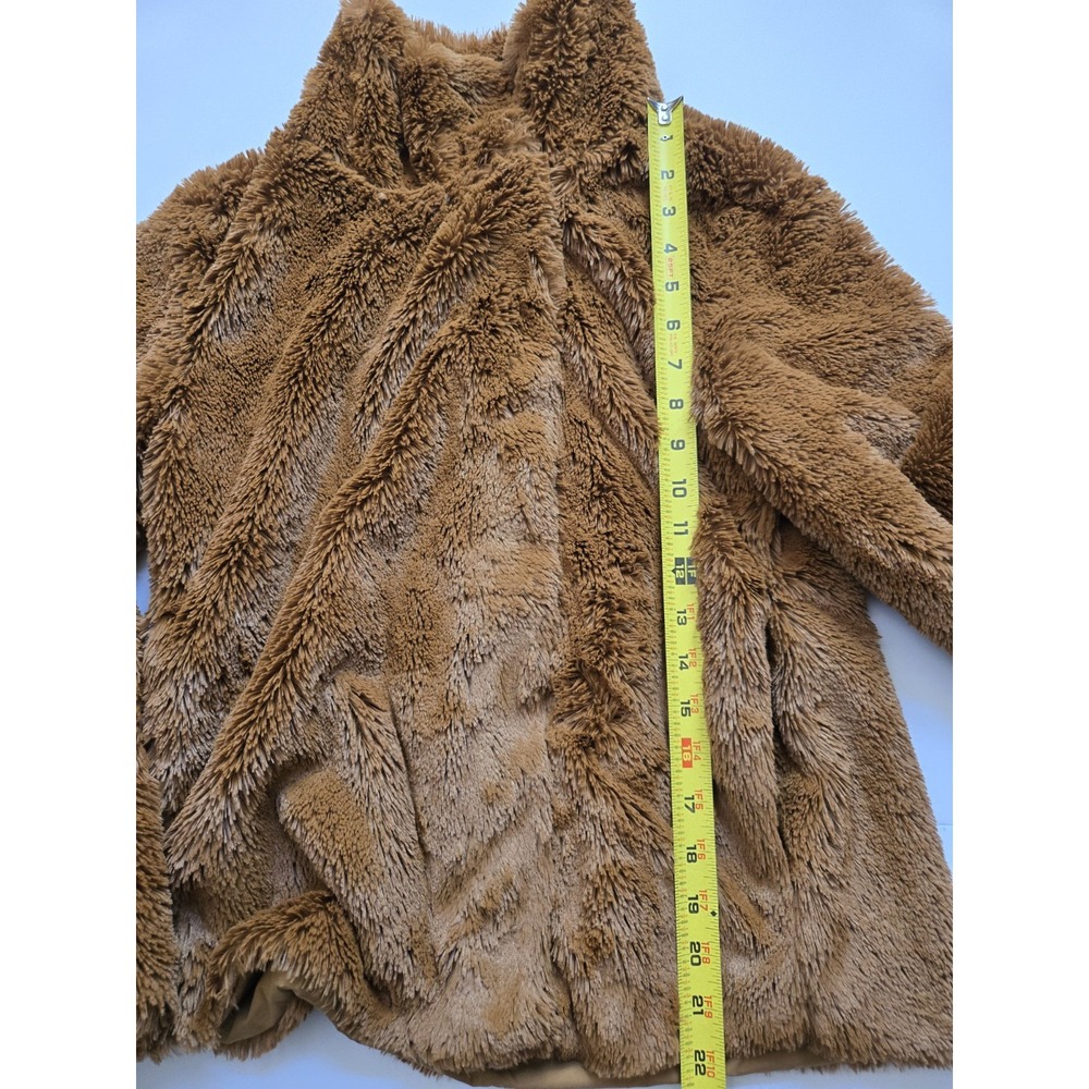 Patagonia Pelage Ladies‎ Jacket Bear Brown XS Pockets Zipper Snap Button Collar - Picture 11 of 15